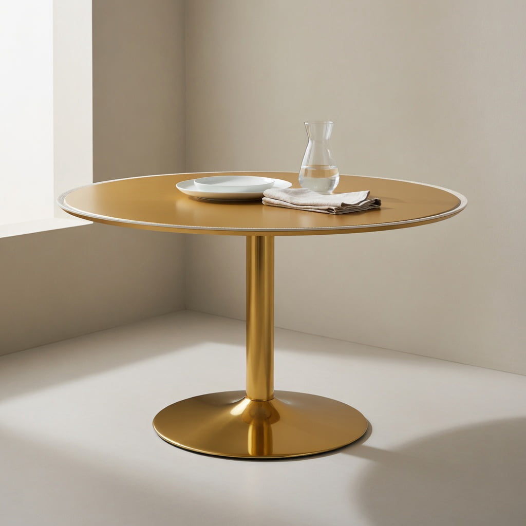 Hommoo Modern Minimalist Oval Glass Dining Table with Electroplated Metal Legs, 71 in L x 35.4 in W Tempered Glass Top, Ideal for Living Room & Restaurant, Gold