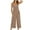 Khaki jumpsuits women dressy, variant on Summer Saving Wycnly Jumpsuits for Women Dressy Beach Boho Spaghetti Strap Long Jumpsuits with Belt Summer Square Neck Sleeveless Polka Dots Print Maxi Trendy Rompers Wine l