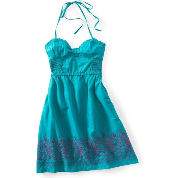 Vestido de verano Aeropostale para mujer verde pequeño