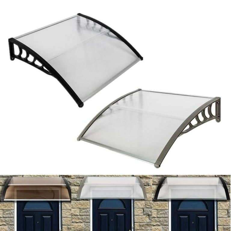 Door Canopy Awning Shelter Front Back Outdoor Porch Patio Window Roof Rain  Cover