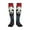 1 Black, variant on Red Black Eastern Panda Warrior Compression Socks for Women and Men 20-30mmHg-Circulation Support Socks Knee High Nurse Pregnant Running Medical and Travel Athletic