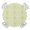 Light Beige Turmeric, variant on Yellow Baroque Round Tablecloth for 45-54 Inch Tables, Fitted Table Cover with Elastic Edge, Rustic Luxury Damask Scroll Floral Waterproof Outdoor Table Cloth Protector for Patio Garden Dinner Picnic