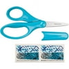 Fiskars Kids Scissors, 5", Pointed, School Supplies for Kids 4+, Turquoise