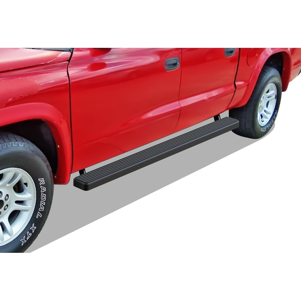 APS iBoard Running Boards 4 inches Matte Black Custom Fit 20002004