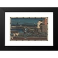 thumbnail image 2 of Andō Hiroshige 14x11 Black Modern Framed Museum Art Print Titled - Night Attack from the Chushingura (Honzo) (19th Century), 2 of 5