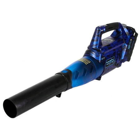 Zombi 58 Volt Variable Speed Lithium Cordless Electric Blower, 4Ah Battery and Charger Included