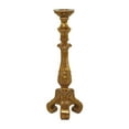 thumbnail image 6 of DecMode Gold Polystone Handmade Pillar Candle Holder, 6 of 8