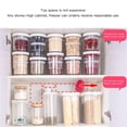 thumbnail image 3 of Billuyoard Contenedor de almacenamiento de alimentos ajustable, tarro sellado, contenedor de sellado plegable, Garget de cocina, caja de refrigerador, Almacenamiento y organización del hogar Billuyoard HA022544-00, 3 of 6