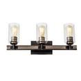 thumbnail image 2 of Worthington 3-Light Industrial Style Vanity Light, 2 of 6