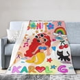 thumbnail image 2 of Karol Music G Blanket Plush Throw Blanket All Season Flannel Blanket for Couch Bedding Living Room Decor 40"X30", 2 of 6