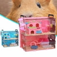 thumbnail image 5 of Miumaeov 2 Tier Hamster Acrylic Cage Small Animal Pet Cage + Play Toys Supply Accessories, 5 of 9