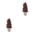 thumbnail image 3 of Yuarrent Planta artificial con lavabo Árbol de imitación Plantas en maceta simuladas Maceta de pulpa de plástico para la decoración del Type4 NO4, 3 of 6