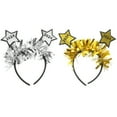 thumbnail image 2 of Diademas para fiesta de Año Nuevo, 2 uds., diadema de Año Nuevo 2024, diadema con purpurina, diadema festiva, 2 of 6