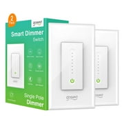 Gosund Smart Voice Control Wifi Dimmer Switch for Google and Alexa, 2 Pack
