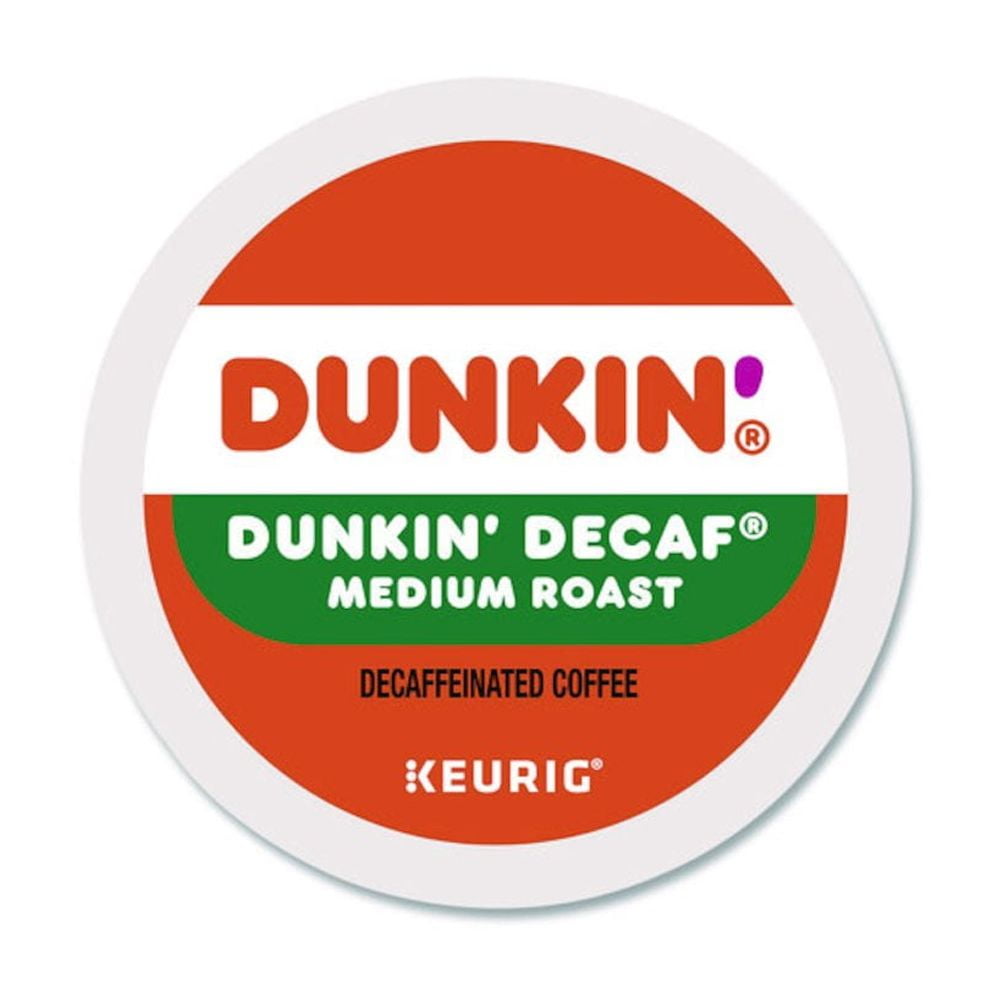 Dunkin' Donuts Decaf Keurig® Single-Serve K-Cup® Pods, Medium Roast, Box of 44 K-Cup® Pods