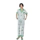thumbnail image 4 of Conjunto de pijama de verano para mujer, de seda helada, de primera generación, con diseño de espiga para estar en casa, 4 of 5