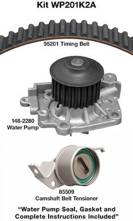 Dayco WP201K2A - Engine Timing Belt Kit with Water Pump Fits select: 2002-2007 MITSUBISHI LANCER
