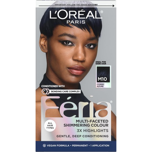 Tinte para el cabello L'Oreal Paris Feria Midnight Bold Cosmic Azure