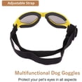 thumbnail image 3 of Gafas para perros, gafas de sol para mascotas, gafas plegables para perros, gafas de sol con protección UV (amarillo), 3 of 5