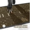 thumbnail image 6 of PABUBE Welcome Mat Front Door Mat Non-slip Doormat, Low Profile Outdoor Doormat Entry Rug for Entryway, Patio, Brown, 17" x 29", 6 of 8