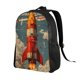 thumbnail image 2 of Disketp Rusty Rocket Launch Mochila Unisex de Apertura Lateral Completa, Mochila para Laptop para Escuela, Trabajo y Viajes, 2 of 8