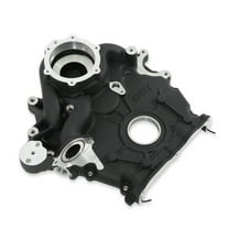 Holley 97-418 Timing Cover - Water Pump Manifold - High Mount - Black Finish