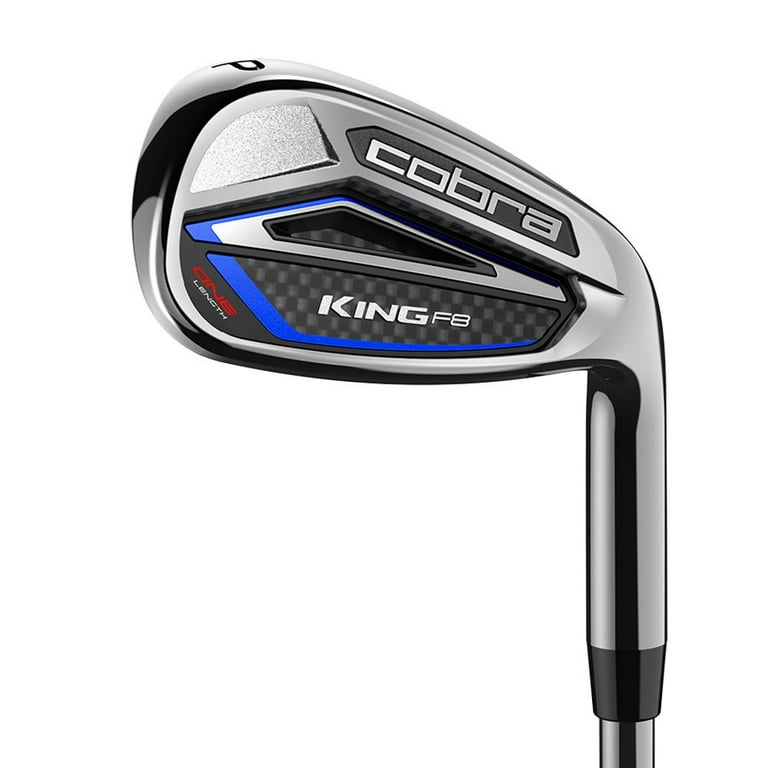 Cobra King F8 Men's One Length Golf Iron Set (5-GW, Graphite Shaft