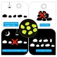 thumbnail image 6 of Uxcell 100Pack Glow Rocks 8-11mm Glow Pebbles Decoration in the Dark Luminous Stones Decor DIY Decorative Yellow, 6 of 7