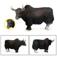thumbnail image 5 of SeekLGT Realistic Yak Animal Figurine PVC Simulation Bull Model Highly Detailed Collectible Toy for Kids Education Desktop Farm Decor, 5 of 9