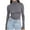 Gray, variant on Elainilye Fashion Women's Undershirt Tight Long Sleeve Shirt Comfortable Solid Color Round Neck Underlay Tops,Gray
