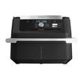 thumbnail image 3 of Chicken Pieces Ninja 11 qt Air Fryer, Black - Removable Divider, 3 of 10