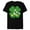 Black, variant on Disney Donald Duck 4-Leaf Clover Retro St. Patrick's Day - Short Sleeve Blended T-Shirt for Adults - Customized-Yellow