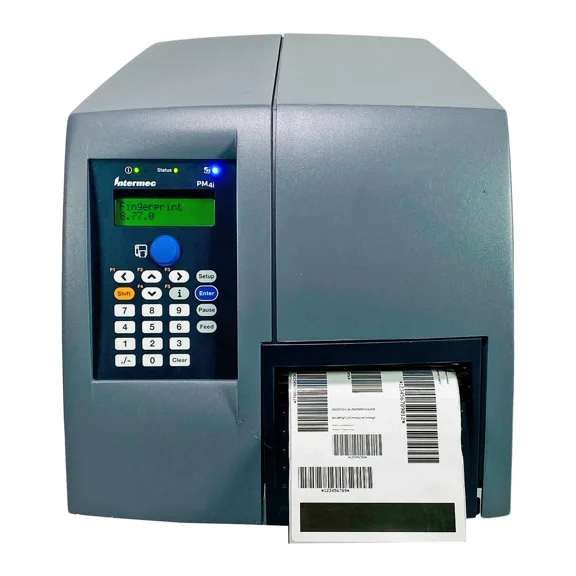 Restored Intermec EasyCoder PM4i Industrial Label Printer  Direct Thermal & Thermal Transfer, 203 DPI, USB/Serial/Network Connectivity (Refurbished)