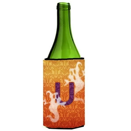 

Halloween Ghosts Monogram Initial Letter U Wine Bottle Hugger