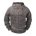 thumbnail image 1 of pstuiky camisas de hombre de manga larga, Sudadera deportiva de manga larga con capucha y bolsillos múltiples para hombre, estilo cargo, informal, para entrenamiento xl, 1 of 3