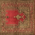 thumbnail image 1 of Ahgly Company Indoor Square Oriental Brown Traditional Area Rugs, 8' Square, 1 of 4