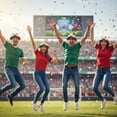 thumbnail image 4 of Vjnyvs Mexico Football Fans Hat Novelty Flag Pattern Hat Funny Cheer Accessories for Football Party Celebration Accessories, 4 of 7