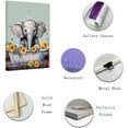 thumbnail image 5 of ZHONGYUTONG Funny Bathroom Animal Wall Art Cute Elephant in Bathtub with Sunflower Poster Canvas Prints Toilet Artwork Bathroom Decor (28.00" x 42.00"), 5 of 6