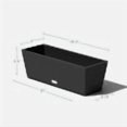 thumbnail image 2 of Veradek Pure Series Window Box 25" Planter 2 Pack Black, 2 of 7