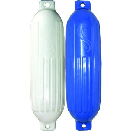 SeaSense Heavy-Duty Ribbed inflatable Boat Fender  4  x 16   Black