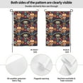 thumbnail image 2 of Wukai Skulls and Flowers Garden Flags Double Sided Welcome Garden Yard House Flags Outside Outdoor House (Only Flag), 2 of 8