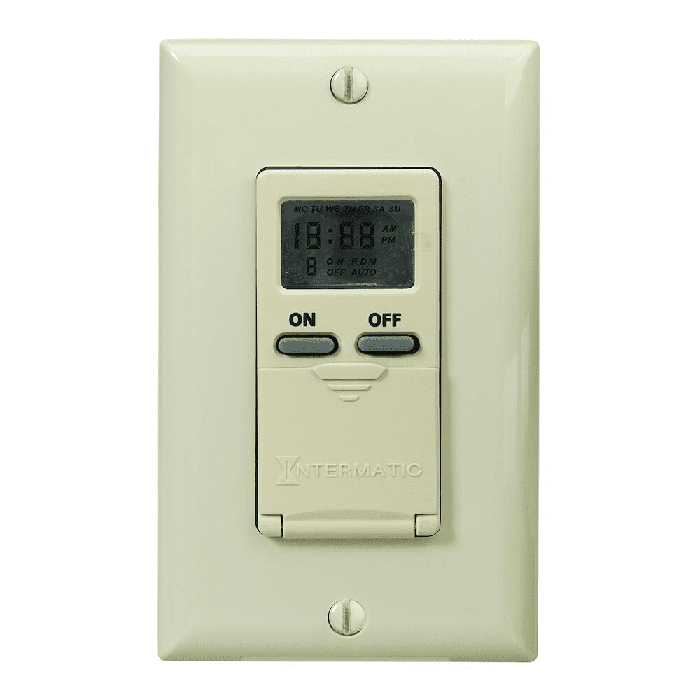 Honeywell Home RPLS730B1000 7-Day Programmable Light Switch Timer – Works With CFL/LED, Ceiling Fans & Pumps, Single Pole, White