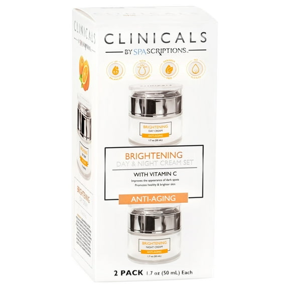 Clinicals- Brightening Day & Night Cream Set With Vitamin C 1.7 oz