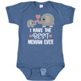 thumbnail image 3 of Inktastic Best Memaw Ever Grandchild Boys or Girls Baby Bodysuit, 3 of 5