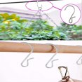 thumbnail image 4 of Gancho en forma de S de 10 piezas, gancho en forma de S de metal, percha de metal, gancho para luces de fiesta, adecuado para colgar artículos, 4 of 5