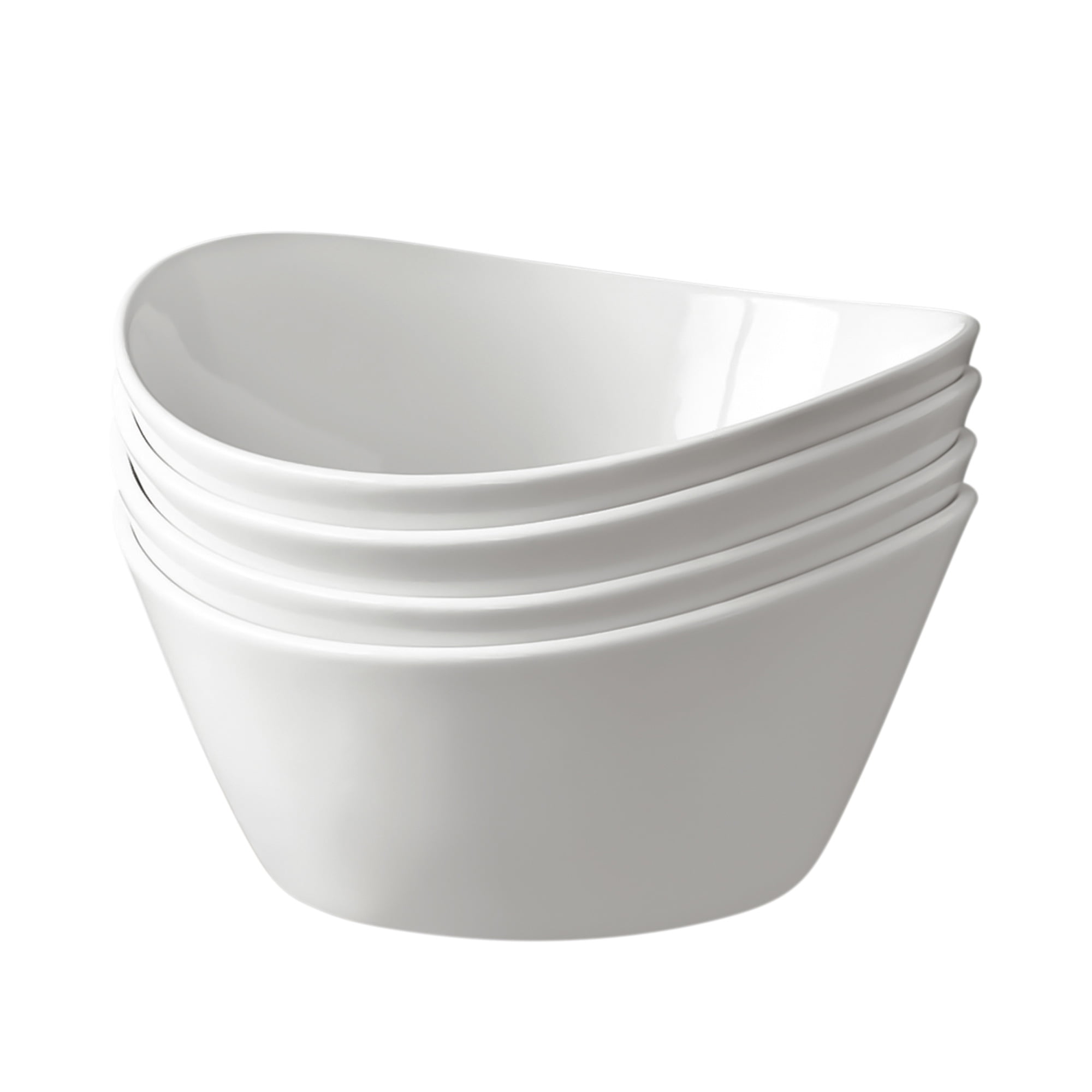 Better Homes & Gardens Porcelain Wavy Serve Bowls, set of 4