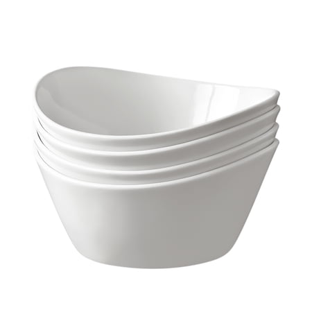 Better Homes & Gardens Porcelain Wavy Serve Bowls  set of 4