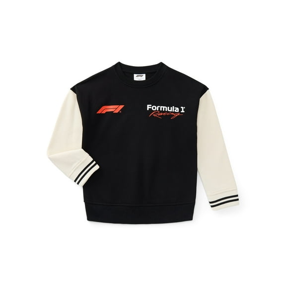 Formula 1 Racing Little Boys and Big Boys Graphic Sweatshirt with Long Sleeves, Sizes 4-18