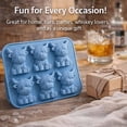 thumbnail image 7 of Mini Highland Cow Ice Cube Mold, 2027 New Adorable 3D Highland Cow Ice Cube Tray, 3D Highland Cow Shaped Silicone Ice Tray, Reusable Cow Ice Cube Mold for Whiskey, Cocktail & Dessert, 7 of 7