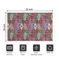 thumbnail image 5 of Multicolor Ethnic Diamond Pattern Door Rugs,Washable Non Slip Door Mats Indoor,Decorative Door Mats,Entry Mat Indoor for Entrance,Bedroom,Kitchen,Bathroom,20"x32", 5 of 6